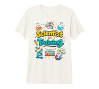 Scienziato in Formazione per Bambini curiosi Studenti Scienza Humo Maglietta Premium