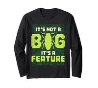 Scienziato Informatico It's Not A Bug It's A Feature Maglia a Manica
