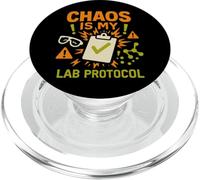 Scienziato pazzo Chaos Control Chimica Humor Regalo PopSockets PopGrip per MagSafe