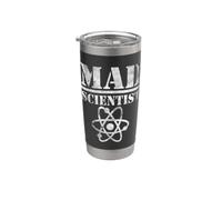 Scienziato pazzo Scienza Atomo Insegnante di Scienze STEM Umorismo Bicchiere termico in acciaio inox doppia parete
