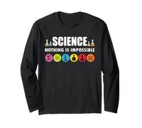 Scienziato Vestito Adulto Niente Impossibile sphysics cience Maglia a Manica