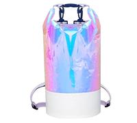 SciFiVisi Borsa Impermeabile, 20L Zaino Impermeabile Dry Bag con Doppia Tracolla, Sacca Impermeabile Mare per Nuoto Kayak Canottaggio Pesca Viaggiare in Bicicletta Spiaggia,Multicolore