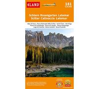 Schlern Rosengarten Latemar-Sciliar Catinaccio Latemar-Parco Naturale dello Sciliar 1:25.000