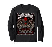 Scilla e Charybdis Mitologia Greca Odissea Heavy Metal Maglia a Manica