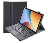 SCIMIN Copertura della tastiera Bluetooth senza fili per Xiaomi Poco Pad C1 / Redmi Pad 2 9.7 4G (non adatta a Redmi Pad 2 da 11 pollici), custodia per tastiera e mouse trackpad