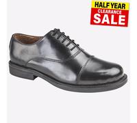 Scimitar Royale Scarpe Classiche Smart In Pelle Brogue Oxford Nere Allacciate