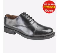 Scimitar Royale Scarpe Classiche Smart In Pelle Brogue Oxford Nere Allacciate