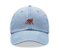Scimmia Cappello Baseball Vintage Slavato Unisex Papà Giungla Safari Animali Mum