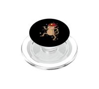 Scimmia con casco da pompiere PopSockets PopGrip per MagSafe