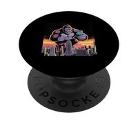 Scimmia divertente scimmia selfie Gorilla divertente PopSockets PopGrip Adesivo