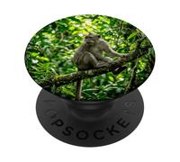 Scimmia Giungla Foresta Fauna Selvatica Pa PopSockets PopGrip Adesivo
