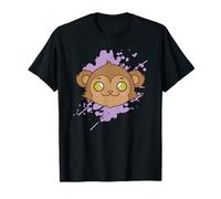 Scimmia in Giapponese Kawaii Style Animal Maglietta
