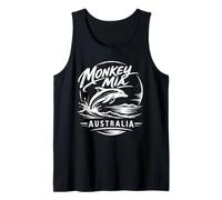 Scimmia Mia Australia Delfino Costiera Grafica Canotta