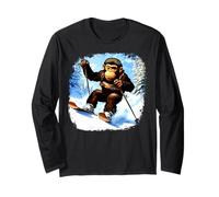 Scimmia Sci Maglia a Manica