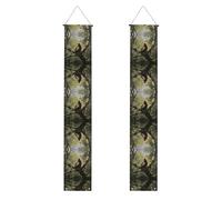 Scimmia seduta su un albero Banner festa di laurea modello - decorazione interna ed esterna,