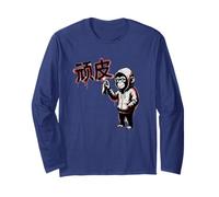 Scimmia Spruzzare Graffiti Art Maglia a Manica