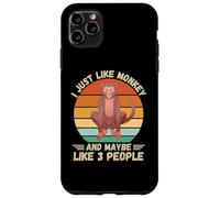 Scimmia vintage Mi piace proprio scimmia e forse come 3 persone Custodia per iPhone 11 Pro Max