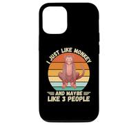 Scimmia vintage Mi piace proprio scimmia e forse come 3 persone Custodia per iPhone 12/12 Pro