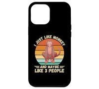 Scimmia vintage Mi piace proprio scimmia e forse come 3 persone Custodia per iPhone 12 Pro Max