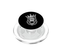 Scimmie Insieme Forte Gorilla King Alpha Nero & Bianco PopSockets PopGrip per MagSafe