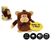 Scimmietta Tonicka ripetitrice di frasi giocattolo di peluche 18 cm