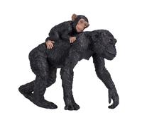 Scimpanzé e Cucciolo Wildlife Figura Giocattolo 10 CM Altezza Ca Mojo Fun 387264
