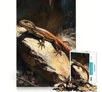 Scinco sulla roccia, puzzle da 1000 pezzi per adulti, gioco per esercitare la mente, svago leggero, design da assemblare, regalo stagionale 50x75cm