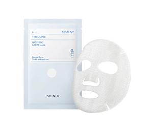 SCINIC The Simple Soothing Gauze Mask 25 ml x 5 pezzi
