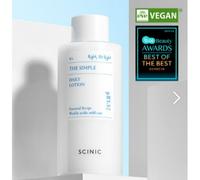 Scinic Vegan The Simple Daily Lotion PH5.5 Essential 260ml Debolmente Acida...