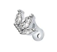 Scintillante Cubic Zirconia Dermals Top E Base Set Di Grado Chirurgico In Acciaio Inox Gioielli Per Il Corpo Accessori Piercing Professionale