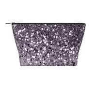 Scintillante lavanda Lady Glitter Shiny Decor Art, Borsa da toilette Borsa per trucco Borsa per cosmetici Borsa da toilette da viaggio portatile