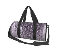 Scintillante lavanda Lady Glitter Shiny Decor Art, Borsone da viaggio di grande capacità Borsa rotonda Borsa da viaggio sportiva Borsa da viaggio Borsa da fitness