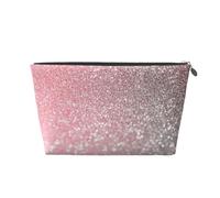 Scintillante rosa oro rosa, Borsa da toilette Borsa per trucco Borsa per cosmetici Borsa da toilette da viaggio portatile