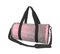 Scintillante rosa oro rosa, Borsone da viaggio di grande capacità Borsa rotonda Borsa da viaggio sportiva Borsa da viaggio Borsa da fitness