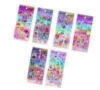 Scintillante Sabbia Veloce PVC Sticker Colorful Gold Foil PVC per Notebook Telefono Laptop e Bambini Comportamento gratificante Oro Shaker