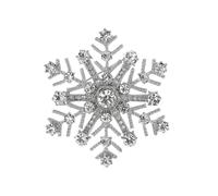 scintillanti Fiocco neve Spilla sicurezza in lega Spilla invernale festosa per borsa cappotto o sciarpa Spilla versatile per sciarpa