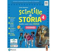 Scintille discipline. Con Storia, Geografia, Matematica, Scienze 4-5, Educazione Civica, Extra mappe Antropologiche 4-5, Extra mappe scientifiche 4-5, ... la 4ª classe elementare. Con e-b... (Vol. 1)