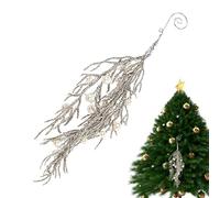 SCINTILLING HEISTY Garland - Spew foglie di Natale, ghirlanda di albero lucido | Rami decorativi in cipresso artificiale, ornamenti festivi per albero di Natale, io decorazione ghirlanda i