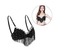Scintillio delle donne di Danza Del Ventre Reggiseno Top Sparkle Paillettes