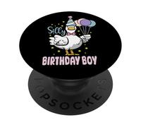 Sciocco ragazzo di compleanno Oca più sciocco partito PopSockets PopGrip Adesivo