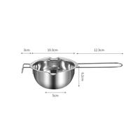 Sciogli Cioccolato Acciaio 304 12,3 x 6,2 cm Formato Doppia Caldaia
