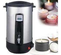 Scioglicera per La Produzione di Candele, Beccuccio per Cera Elettrico Grande da 8-35 Litri con Beccuccio Easy pour Pot, Controllo della Temperatura 86 ° F-230 ° F, per La Produzione, 8L