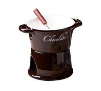 sciogliente al cioccolato | Casseruola di fusione con forchetta - fatta a mano per sciogliere il formaggio - Per San Compleanno Cena di nozze Dolce Salsa Formaggio Coppia