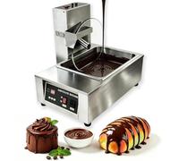 Scioglitore di cioccolato con dosatore Temperatrice per cioccolato 0-95°C | Scioglitore e scaldacioccolato elettrico professionale, acciaio inox, Per cioccolato, crema, latte(1KW(Capacity 8kg/2.7gal))