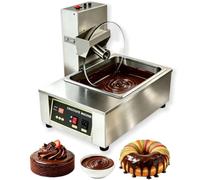 Scioglitore di cioccolato con dosatore Temperatrice per cioccolato 0-95°C | Scioglitore e scaldatore professionale per cioccolato e formaggio, Scaldavivande elettrico(1KW(Capacity 8kg/2.7gal))