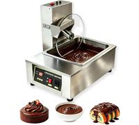 Scioglitore di cioccolato Scioglitore professionale cioccolato e formaggio | Temperatrice Scioglitore e scaldatore per cioccolato, Acciaio inox 304, con dosatore(1KW(Capacity 8kg/2.7gal))