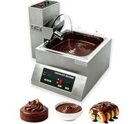 Scioglitore di cioccolato Scioglitore professionale cioccolato e formaggio | Temperatrice Scioglitore e scaldatore per cioccolato, Acciaio inox 304, con dosatore(500W(Capacity12kg/4.5gal))