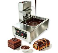 Scioglitore elettrico per cioccolato con dosatore con dosatore cioccolato | Macchina per sciogliere il cioccolato Temperatrice e scaldacioccolato professionale acciaio inox(1KW(Capacity 8kg/2.7gal))