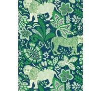 Scion Carta da parati Rumble in the Jungle - Midnight/ Mint Leaf
