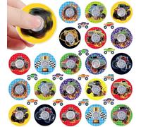 SCIONE 24 Fidget Spinners Camion Mostro per Bambini - Mini Premi per il Gioco del Pacchetto Regalo, Regali per San Valentino, Ricompense per la Giocattoli Sensoriali (4 cm)
